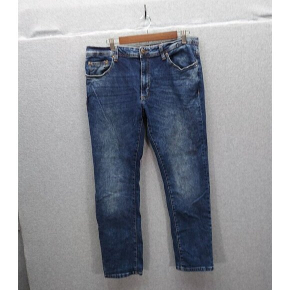 Company 81 Spencer Straight Classic Fit Jeans Men's W34xL30 Blue 5-Pocket Cotton - Picture 1 of 7